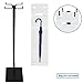 EasyGo Wet Umbrella Bag Stand Metal Umbrella Bag Holder 40 Tall Black Umbrella Bag Station