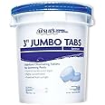 Leslie's 3-Inch Jumbo Chlorine Tablets for Swimming Pools - Individually Wrapped Stabilized Sanitizer Tabs - 99% Trichloro-S-Trianzinetrione, 90% Available Chlorine - 35 Pounds
