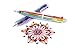 Hieno Supplies Multicolor Pen in One - 24 Pack of 6-in-1 Retractable Ballpoint Multi Color Pens - 6 Vivid Colors in Every Shuttle Pen - Best for Fast Learning - Includes an E-book