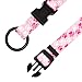 Mile High Life | Dog Collar | Cute Patterns | Soft Smooth Fabric | Small/Medium/Large (Pink Foot, Medium Neck 13″-17″ -40 lb)thumb 3