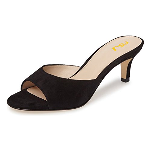 low heel closed toe mules