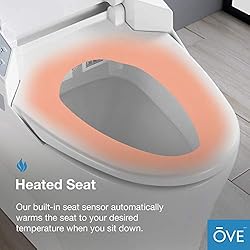 Ove Decors Yosemite Bidet Toilet Built-in with Tank