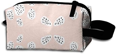 Dragonfruit Salmon Travel Bag Printed Multifunction Portable Toiletry Bag Cosmetic Makeup Pouch Case Organizer For Travel.