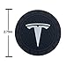 monochef Auto Sport 2.75 Inch Diameter Oval Tough Car Logo Vehicle Travel Auto Cup Holder Insert Coaster Can 2 Pcs Pack Fit Tesla Accessory