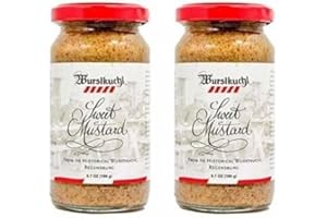 HAO BOSCH Wurstkuchl Sweet Mustard 6.7 oz (Pack of 2)