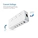 AMIR Travel Power Strip(3 AC Outlets+ 4 USB Ports) with USB, 3 Universal Travel Adapters/Sockets, Surge Protector Electric Charging Station(UK/AU/ EU), International Charging Station