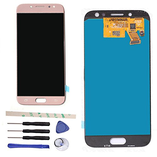 LCD Display Touch Screen Digitizer Assembly For Galaxy J7 Pro 2017 J730 J730F J730G J730GM J730DS (pink)