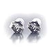 Trustmark 925 Sterling Silver 4mm Fiery White Created Opal Ball Stud Post Earrings, Lorraine