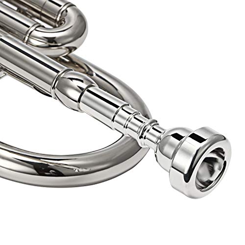 5 Eastar+Silver+Plated+Trumpet+Mouthpiece