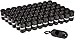 AmazonBasics Standard Dog Waste Bags with Dispenser and Leash Clip - Pack of 900, 13 x 9 Inches, Black primary