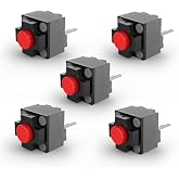 Kailh Mute Button 6x6x7.3mm Square Switch, Silent Mouse Micro Switch 10 Million Clicks Industrial (5)