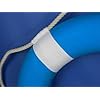 Light-Blue-Lifering-with-White-Bands-20-Life-Saving-Ring-Beach-Accent-De