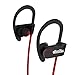 allimity Bluetooth Headphones Wireless In Ear Earbuds Noise Canceling Sweatproof Sports Headset with Mic for iPhone iPad Samsung Sony LG Smartphone Watches(Red)