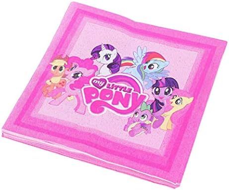 guantongda Fashionable XM Polaroid my little pony disposable tableware children birthday decoration in fine style(None H05)