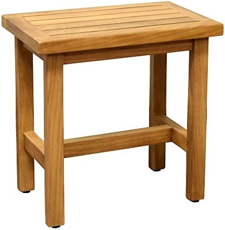 Spa Teak Free Standing Shower Stool