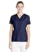 WonderWink Women's Wonderflex Verity Scrub Top, Navy Solid, X-Small