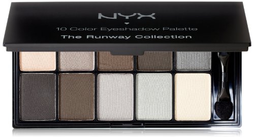 NYX Cosmetics Eye Shadow Palette 10 Color, Smokey Eyes, 0.49-Ounce