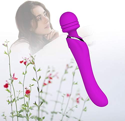 Thrusting Rotating Rabbit Vibrant for Women Rechargeable Waterproof Wand with 6 Powerful Speeds and Strong