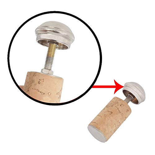 AppleLand Flute Stopper Plug Brass Screw Headjoint Cork Flute Head Cap Screw Cap Set - Quarkscm