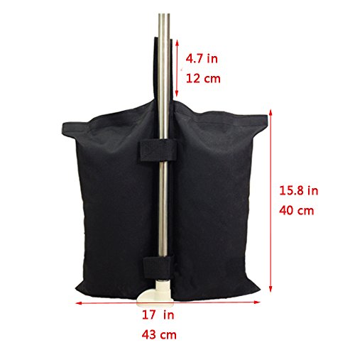 YELAIYEHAO 4 PCS Weights Bag for Pop up Canopy Tent Weighted Feet Bag Sand Bag with 1 Gardening Shovel (4pcs)