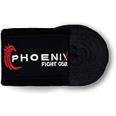 Phoenix Fight Gear Sustain Hand Wraps, 180 Inch | Mexican-style 180 inch semi-elastic wraps, thumb loop and hook &amp; loop closure - boxing, MMA, Muay Thai, pair