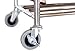 DecoBrothers Heavy Duty 3 Bag Extendable Laundry Sorter Cart with Hanging Bar, Beige