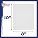 U.S. Art Supply 8x10 inch Stretched Canvas for Painting Super Value 10-Pack - Triple Primed Professional Artist Quality White Blank 5/8