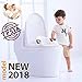 Potty Training Seat for Boys Girls Kids Toddlers Toilet Training Seat Potty Seat for Baby with Detachable Soft Cushion Sturdy Handle and Backrest Toddlers Toilet Training Seat Anti-Slip Rubber Grip