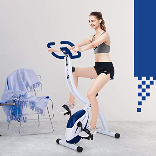 Ultrasport-Unisex-F-Bike-Heimtrainer-LCD-Display-klappbarer-Hometraineropt-Mit-Rueckenlehneverstellbare-Widerstandsstufen-mit-Handpulssensoren-faltbarer-Fahrradtrainer-fuer-Sportler-und-Senioren