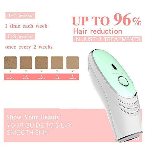 DEESS Permanent Hair Removal Device,350,000 Flashes IPL Hair Removal System for Face and Body at Home, with Ladies Shaver, with Glasses