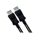 Accell B142C-007B-2 UltraAV DisplayPort to DisplayPort 1.2 Cable with Locking Latches - 6.6 Feet (2 Meters)