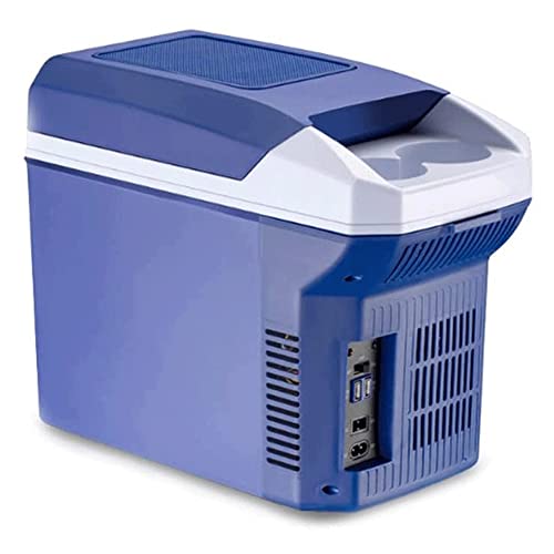 Mini Fridge - Car Office Desk Dorm Room - Portable 8L/ Cooler for Food Drinks Beauty Makeup Dual Purpose Small Fridge