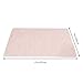 NORCHO Pink Water Absorbent Bath Rug Non-Slip Rubber Shaggy Bathroom Floor Mat Fluffy Microfiber Bathtub Pad 32