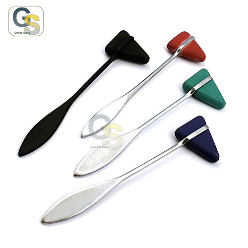 G.S 4 Assorted Taylor Tomahawk Reflex Hammer for NEUROLOGICAL Examination Best Quality - Thumbnail 2
