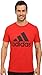 adidas Men's Badge of Sport Classic Tee, Scarlet/Black, Small