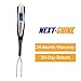 Meat Thermometer, NEXT-SHINE Digital Cooking Thermometer Fork Super Fast Instant Read 15 inch Dual Porbe LED Display with Back-lit Perfect for Kitchen Cooking Grilling Smoker Turkey
