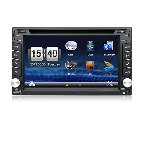 BOSION Navigation Win CE Product 6.2-inch Double DIN in Dash Car DVD Player Car Stereo Touch Screen Support SWC USB Sd Mp3 FM AM Radio for Universal Car with Backup Camera