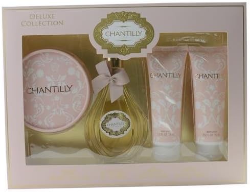 DANA Chantilly 4 Piece Fragrance Set for Women, 3 Fluid Ounce by Dana