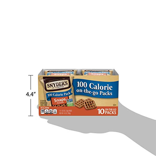 Snyder's of Hanover Pretzel Snaps, 100 Calorie Individual Packs, 10 Ct