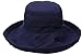 Scala Women's Cotton Big Brim Ultraviolet Protection Hat with Inner Drawstring, Navy, One Size