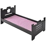 Naomi Home Kids Doll Bed Espresso