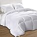 Utopia Bedding Down Alternative Comforter (White, Queen) - All Season Comforter - Plush Siliconized Fiberfill Duvet Insert - Box Stitched primary