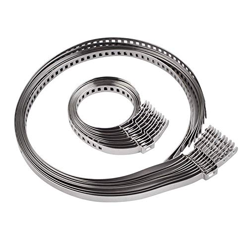 Fittings in Stock 10Pcs Universal Adjustable AXLE CV Joint Boot Crimp Clamp Kit 31-41mm 70-125mm 5 Small +5 Big