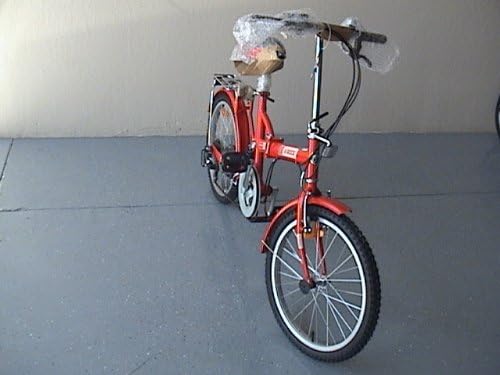 BESTCO PRODUCTS Folding Bike 20 Inchces Color RED