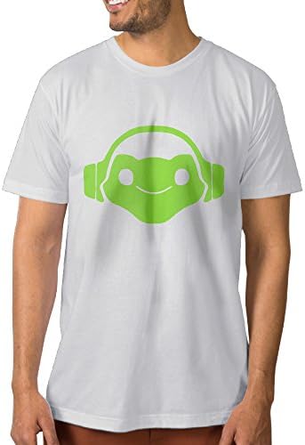 SUEPER Men's OverLucio Video Game Hero Sports Shirt Short Sleeve Tee White M