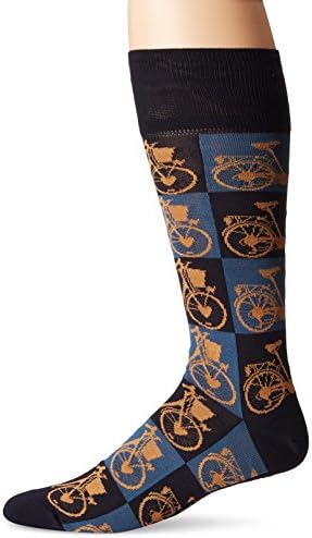 per pedes Men's I Wheelie Like You, 002 Navy, Sock Size:10-13/Shoe Size: 6-12