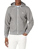 Lacoste Men's Long Sleeve Zipper Taping Hooded