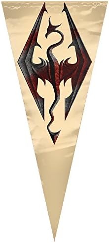 The Elder Scrolls V Skyrim Bloodstain Logo Home House Decorative Garden Flags 12'' X 30''