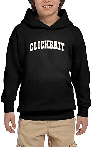 IESHOP Clickbait Logo Youth Boys/Girls Hoodie Sweatshirt Pullover Hood With Pocket