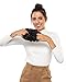 Rose bud Messy Bun Hair Pieces For Women Hair Bun Extension Updo Curly Messy Bun Scrunchie Light Brown